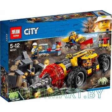 Конструктор Lepin 02101 Тяжёлый бур для горных работ (329 деталей)